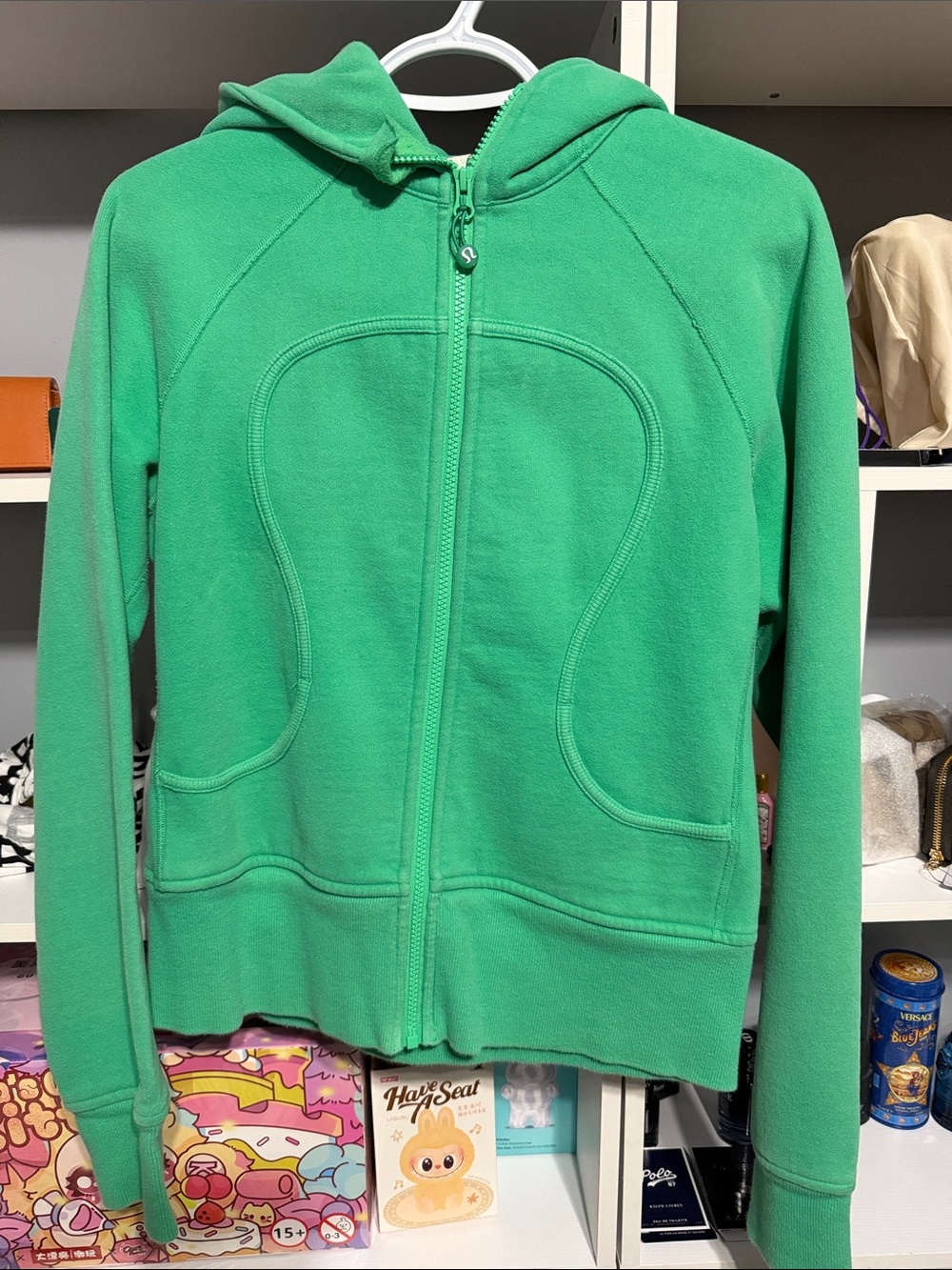 lululemon athletica Bright Green Full-Zip Hoodie